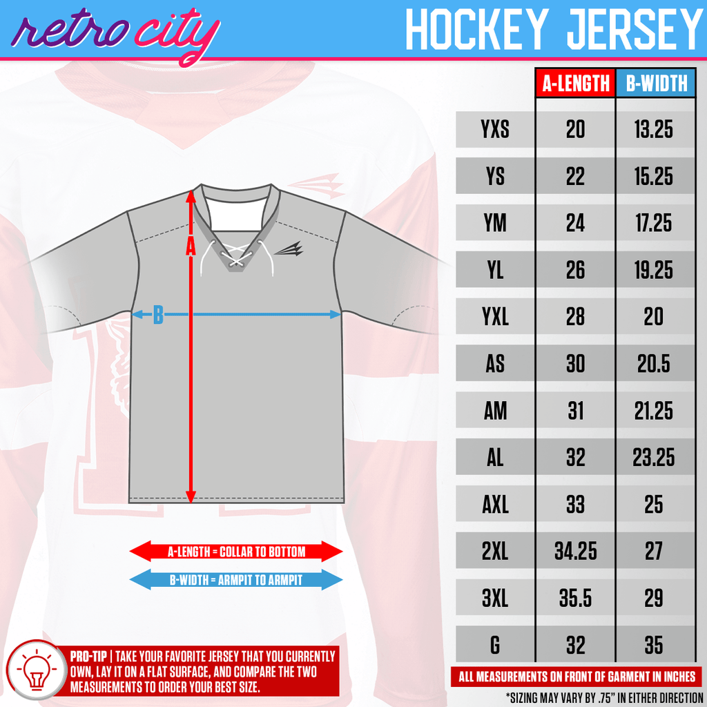 Average Joe's Gym Dodgeball Lace-Up Hockey Jersey Sweater