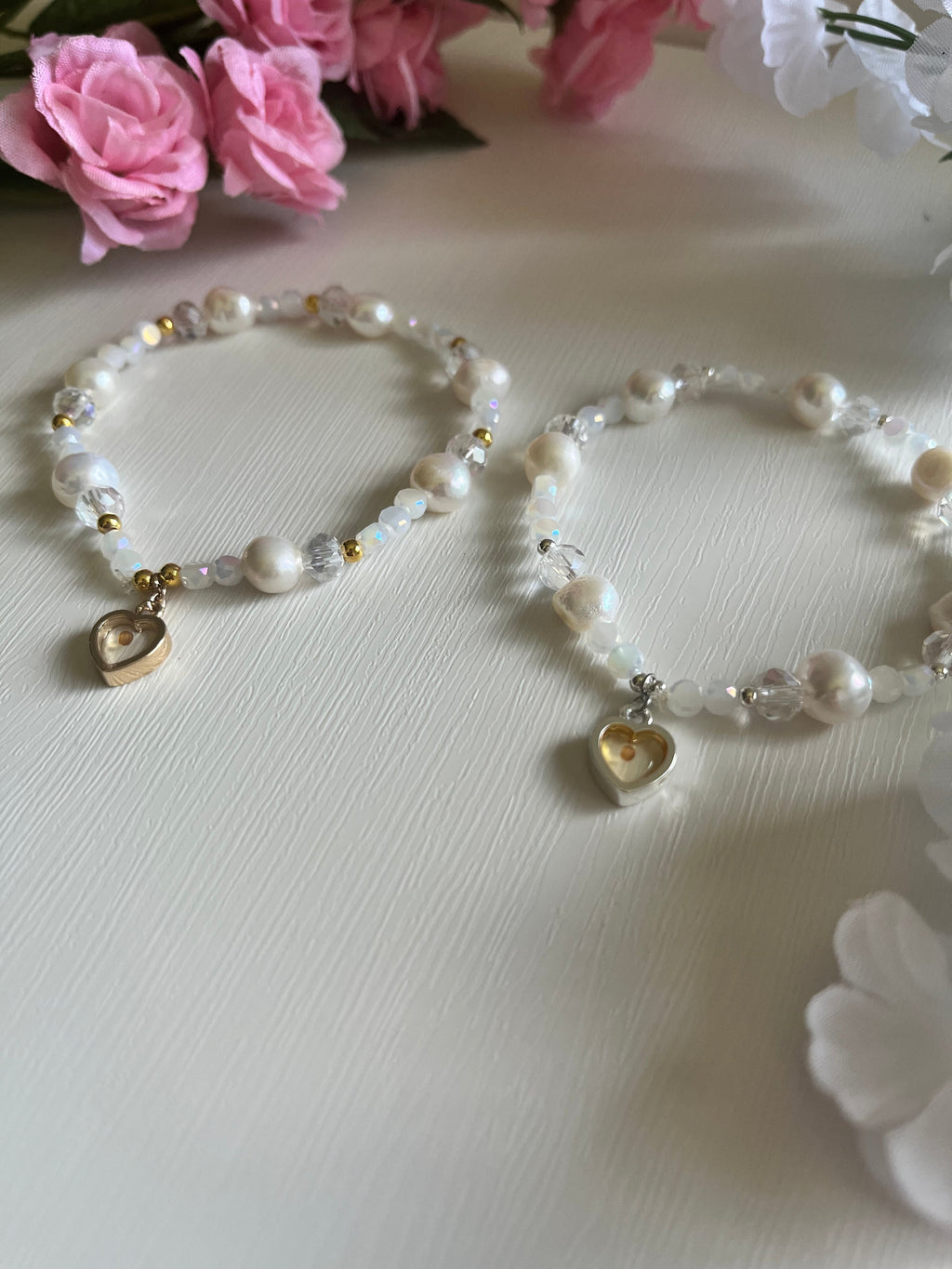 Mustard Seed Freshwater Pearl Bead Bracelet Christian Jewelry