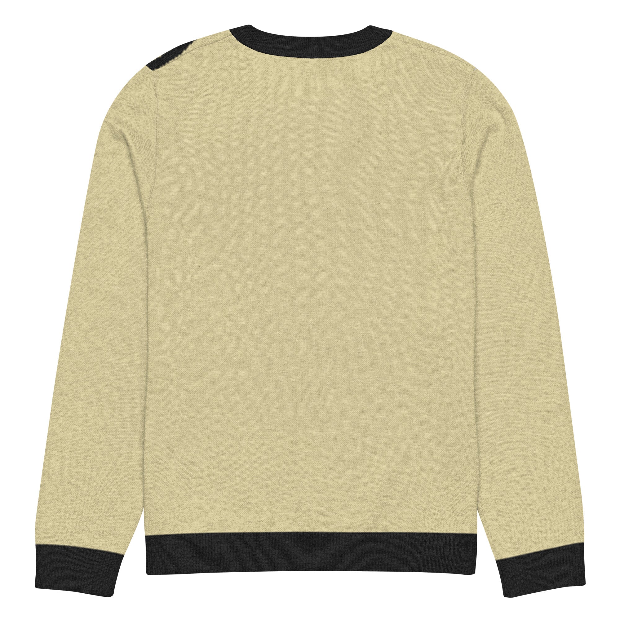Knitted crew neck sweater