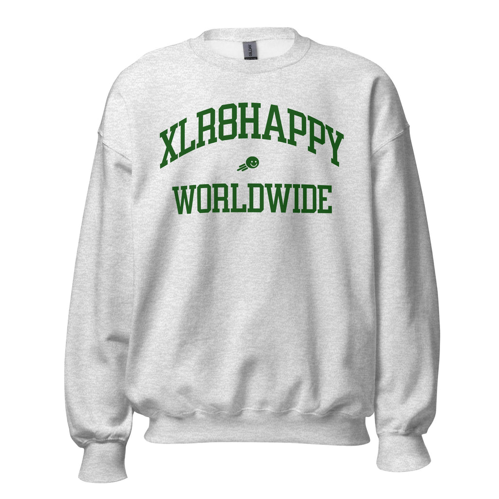 XLR8happy Worldwide Sweatshirt, Forest, A Happy Garment for a Happy World